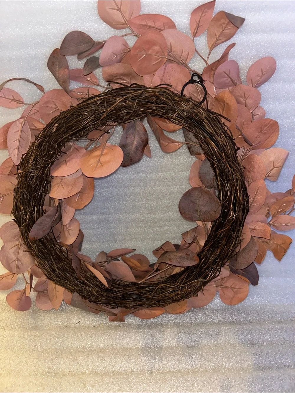 Hearth & Hand 24” Faux Rust Eucalyptus Wreath